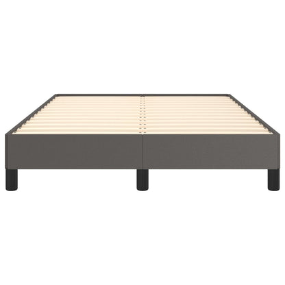 Bed Frame without Mattress Grey 120x190 cm Small Double Faux Leather