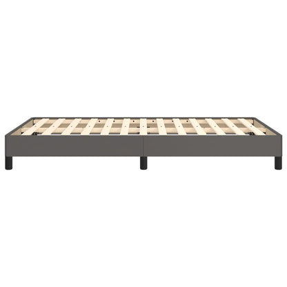 Bed Frame without Mattress Grey 120x190 cm Small Double Faux Leather