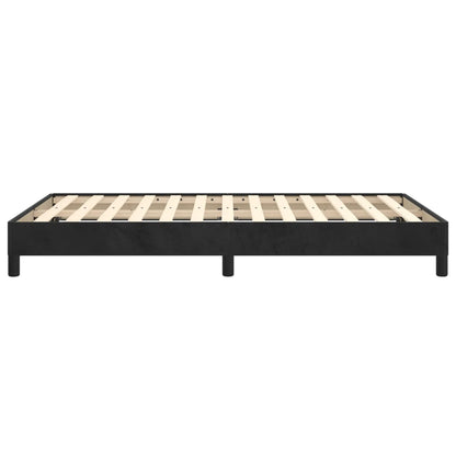Bed Frame without Mattress Black 120x190 cm Small Double Velvet