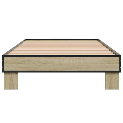 Bed Frame without Mattress Sonoma Oak 90x190 cm Single