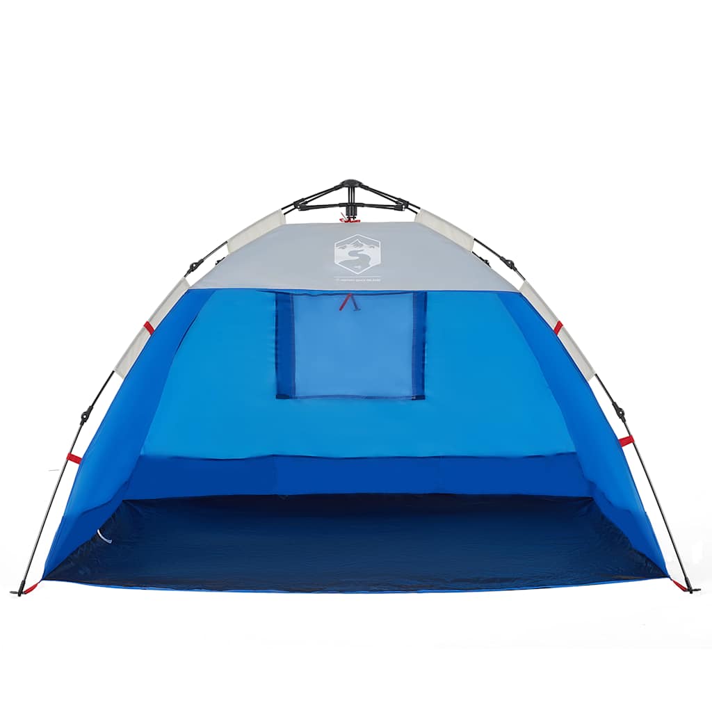 Beach Tent 2-Person Azure Blue Quick Release Waterproof