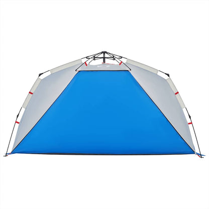 Beach Tent 3-Person Azure Blue Quick Release Waterproof