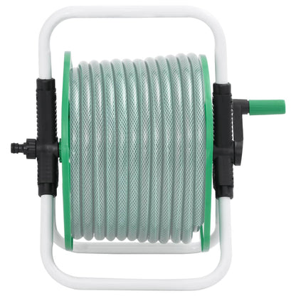 Free Standing Green Hose Reel for 45 m 1/2" Hose Steel