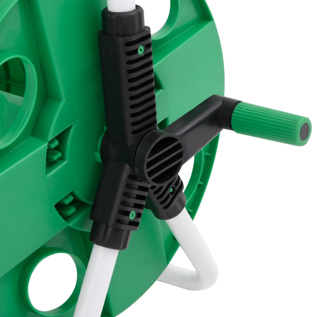 Free Standing Green Hose Reel for 45 m 1/2" Hose Steel