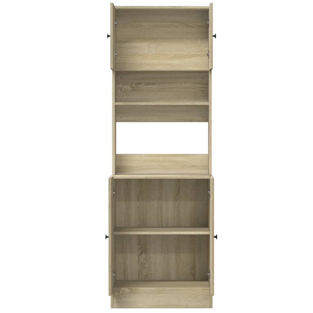 Kitchen Cabinet Sonoma Oak 60x50x180 cm Engineered Wood