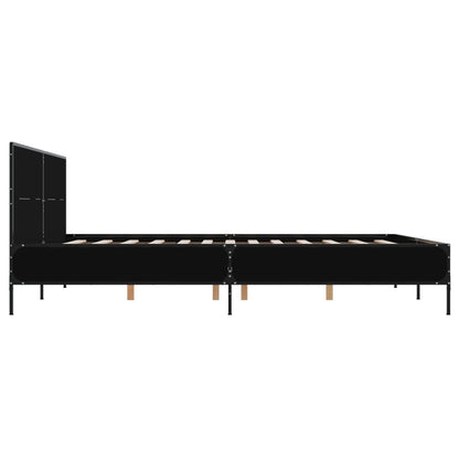 Bed Frame without Mattress Black 120x190 cm Small Double