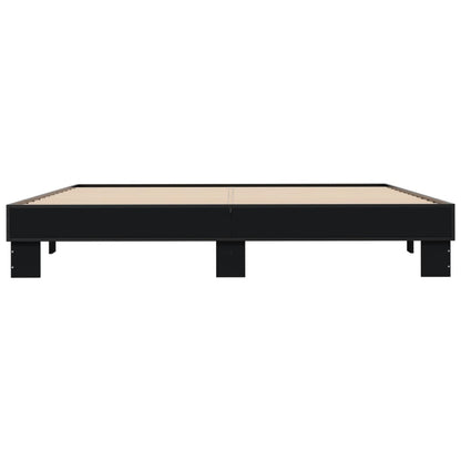 Bed Frame without Mattress Black 160x200 cm