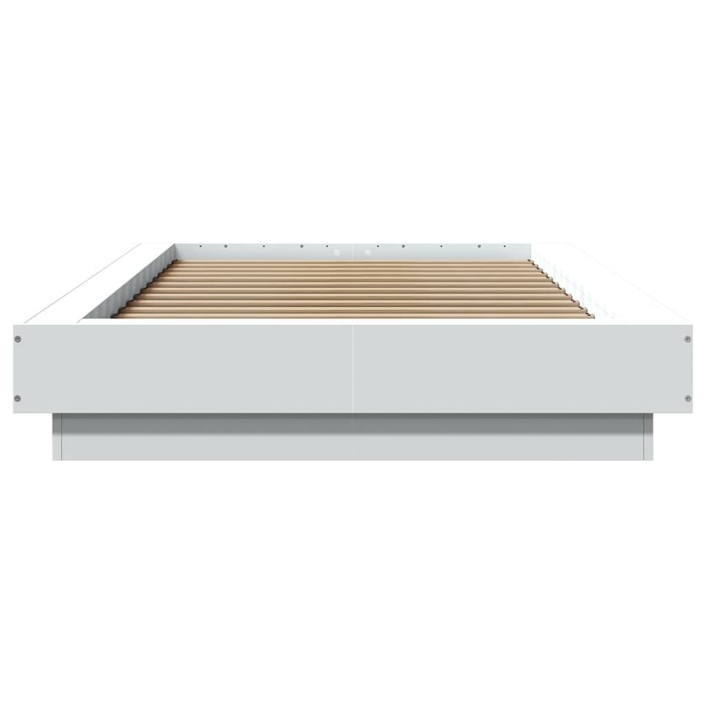 Bed Frame without Mattress White 90x200 cm