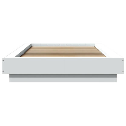 Bed Frame without Mattress White 90x200 cm