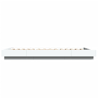 Bed Frame without Mattress White 90x200 cm