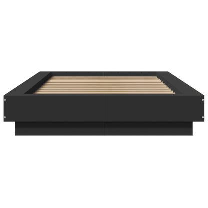 Bed Frame without Mattress Black 75x190 cm Small Single