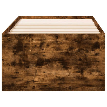 Daybed with Drawers without Mattress Smoked Oak 75x190 cm Small Single