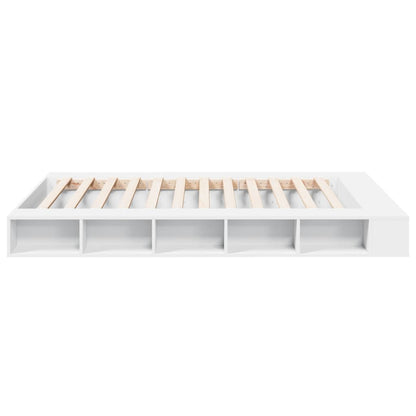 Bed Frame without Mattress White 140x200 cm