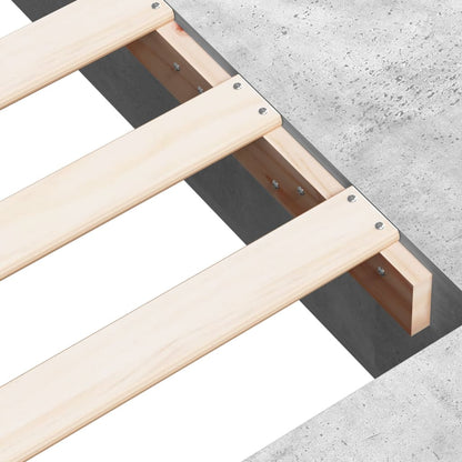 Bed Frame without Mattress Concrete Grey 90x200 cm