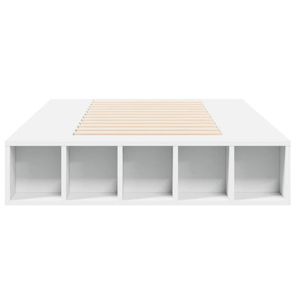 Bed Frame without Mattress White 90x190 cm Single