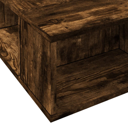 Bed Frame without Mattress Smoked Oak 90x190 cm Single