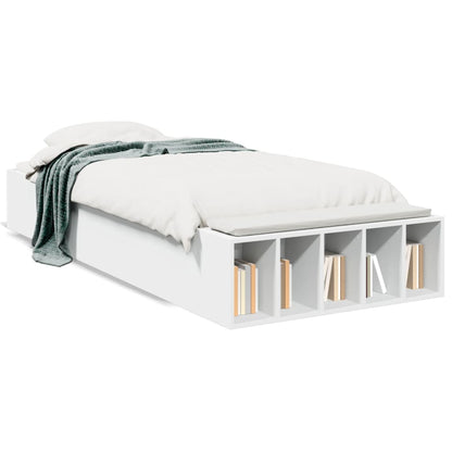 Bed Frame without Mattress White 90x200 cm