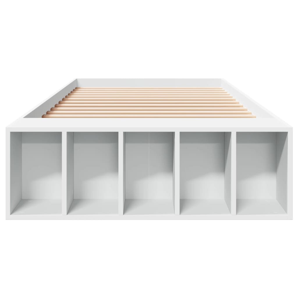 Bed Frame without Mattress White 90x200 cm