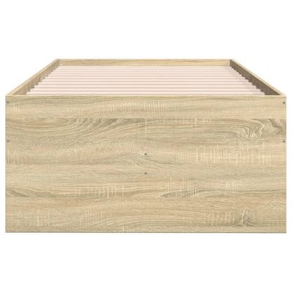 Daybed with Drawers without Mattress Sonoma Oak 90x200 cm