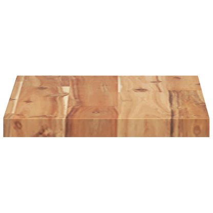 Floating Shelf 60x20x2 cm Oil Finished Solid Wood Acacia