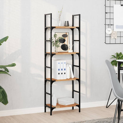 Floating Shelves 4 pcs 60x20x2 cm Oil Finished Solid Wood Acacia