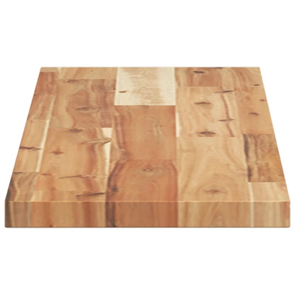 Floating Shelf 80x20x2 cm Oil Finished Solid Wood Acacia