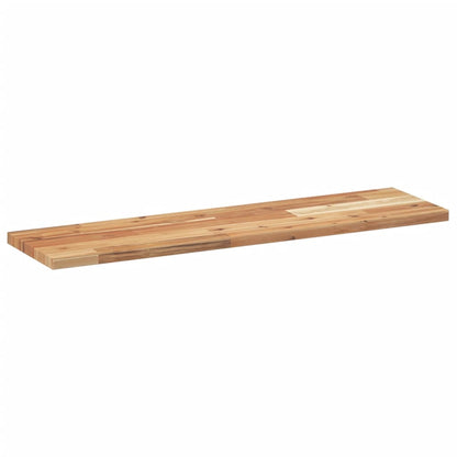Floating Shelves 2 pcs 80x20x2 cm Oil Finished Solid Wood Acacia