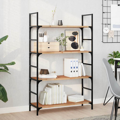 Floating Shelves 4 pcs 80x30x2 cm Oil Finished Solid Wood Acacia