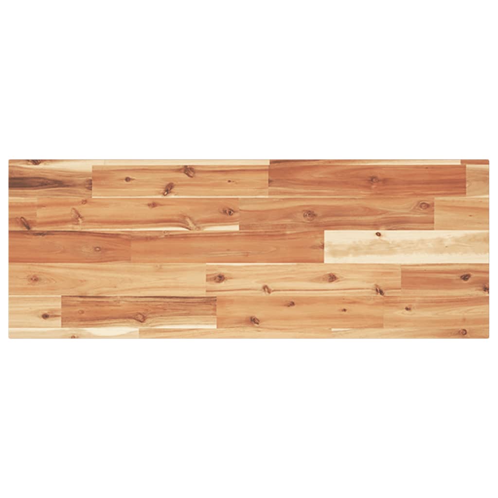Floating Shelves 2 pcs 100x30x2 cm Oil Finished Solid Wood Acacia