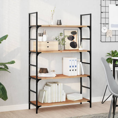 Floating Shelves 4 pcs 100x30x2 cm Oil Finished Solid Wood Acacia