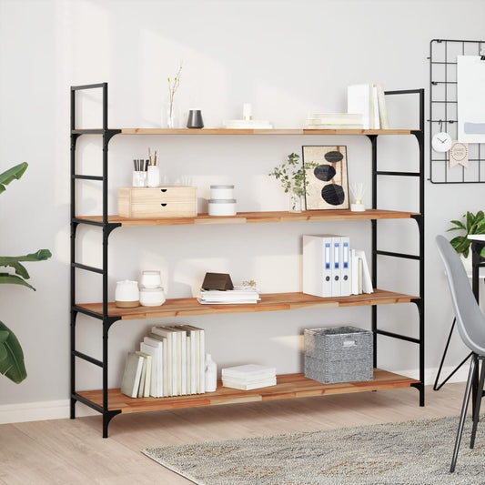 Floating Shelves 4 pcs 160x40x2 cm Oil Finished Solid Wood Acacia