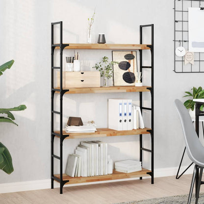 Floating Shelves 4 pcs 80x20x4 cm Oil Finished Solid Wood Acacia