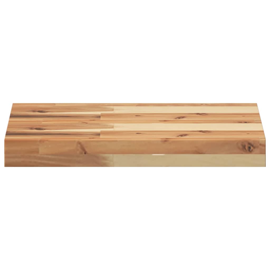 Floating Shelves 2 pcs 60x30x4 cm Oil Finished Solid Wood Acacia