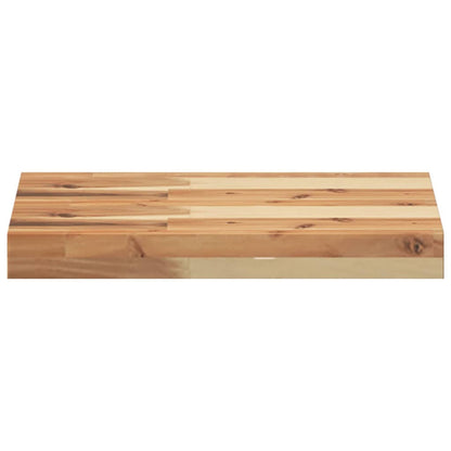 Floating Shelves 2 pcs 60x30x4 cm Oil Finished Solid Wood Acacia