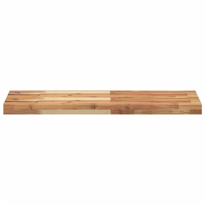 Floating Shelves 4 pcs 100x30x4 cm Oil Finished Solid Wood Acacia