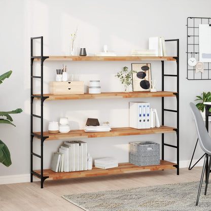 Floating Shelf 160x30x4 cm Oil Finished Solid Wood Acacia