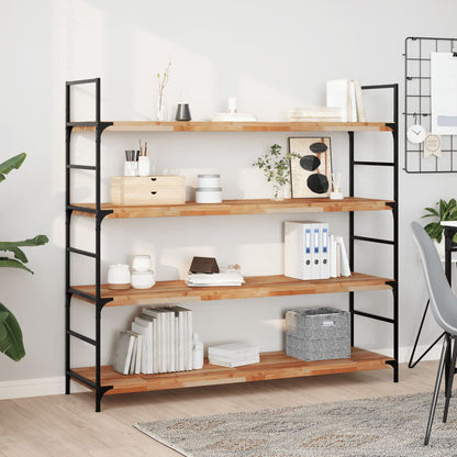Floating Shelves 2 pcs 120x40x4 cm Oil Finished Solid Wood Acacia