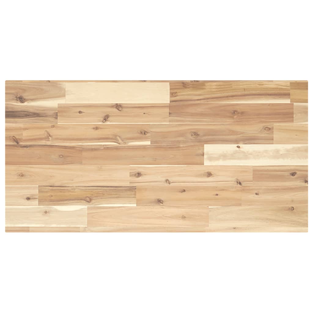 Bathroom Vanity Top Untreated 100x40x2 cm Solid Wood Acacia