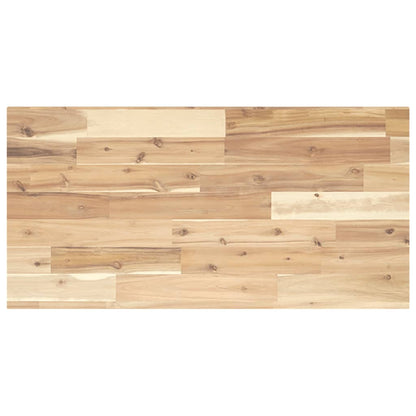 Bathroom Vanity Top Untreated 100x40x2 cm Solid Wood Acacia