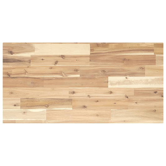 Bathroom Vanity Top Untreated 100x40x2 cm Solid Wood Acacia