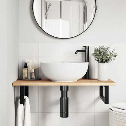 Bathroom Vanity Top Untreated 100x40x2 cm Solid Wood Acacia