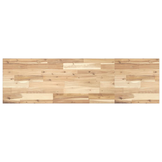 Bathroom Vanity Top Untreated 120x40x2 cm Solid Wood Acacia