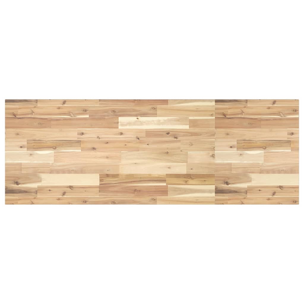 Bathroom Vanity Top Untreated 120x50x2 cm Solid Wood Acacia