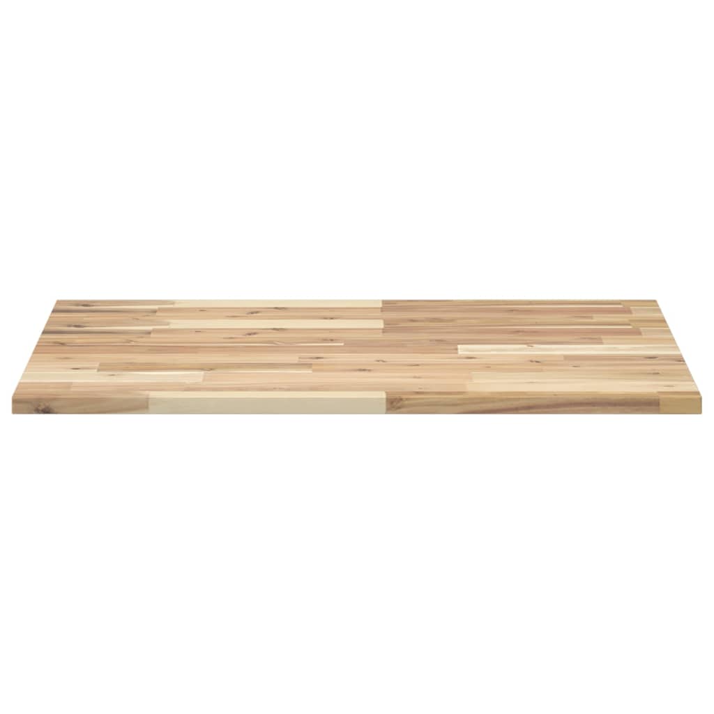 Bathroom Vanity Top Untreated 80x60x2 cm Solid Wood Acacia