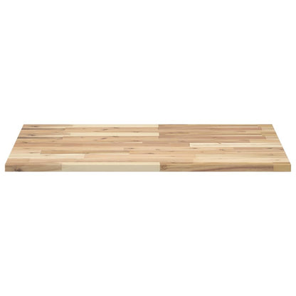 Bathroom Vanity Top Untreated 80x60x2 cm Solid Wood Acacia