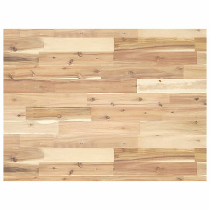Bathroom Vanity Top Untreated 100x60x4 cm Solid Wood Acacia