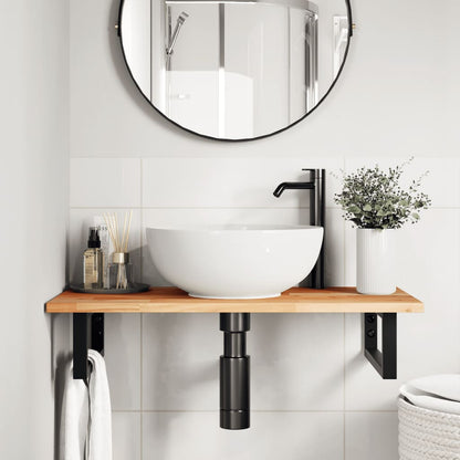 Bathroom Vanity Top Oil Finished 60x40x2 cm Solid Wood Acacia