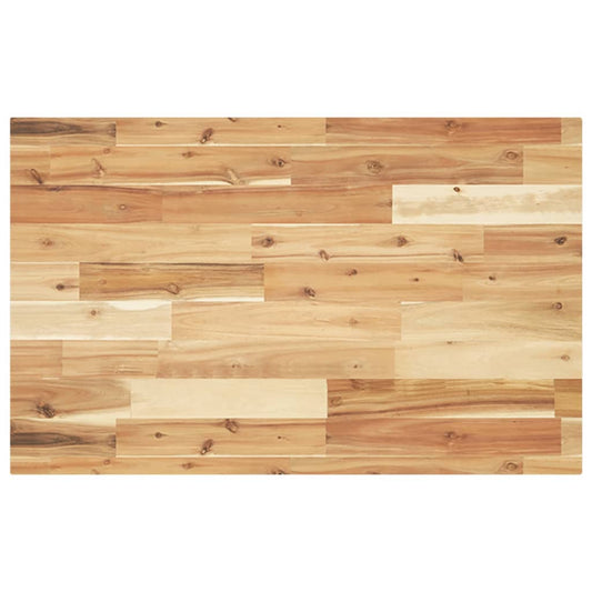 Bathroom Vanity Top Oil Finished 140x50x4 cm Solid Wood Acacia