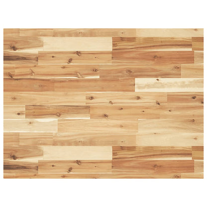 Bathroom Vanity Top Oil Finished 80x60x4 cm Solid Wood Acacia