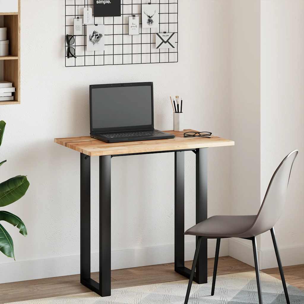 Desk Top Untreated 100x50x2 cm Solid Wood Acacia